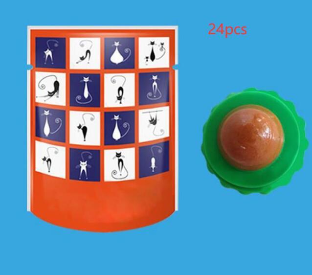 Pet Cat Sugar Energy Ball Lick Toys Catnip Purrfect Pawz