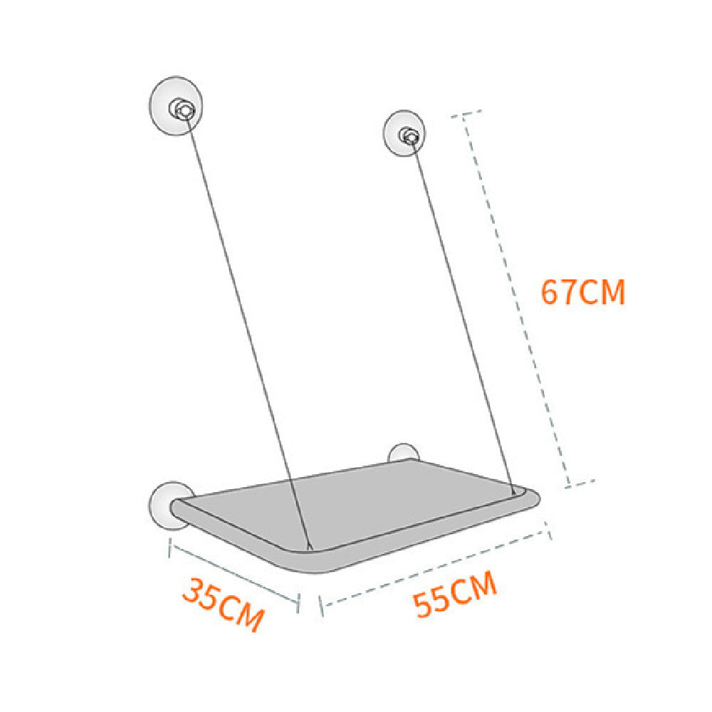 Four Seasons Swing Suction Cat Bed Purrfect Pawz