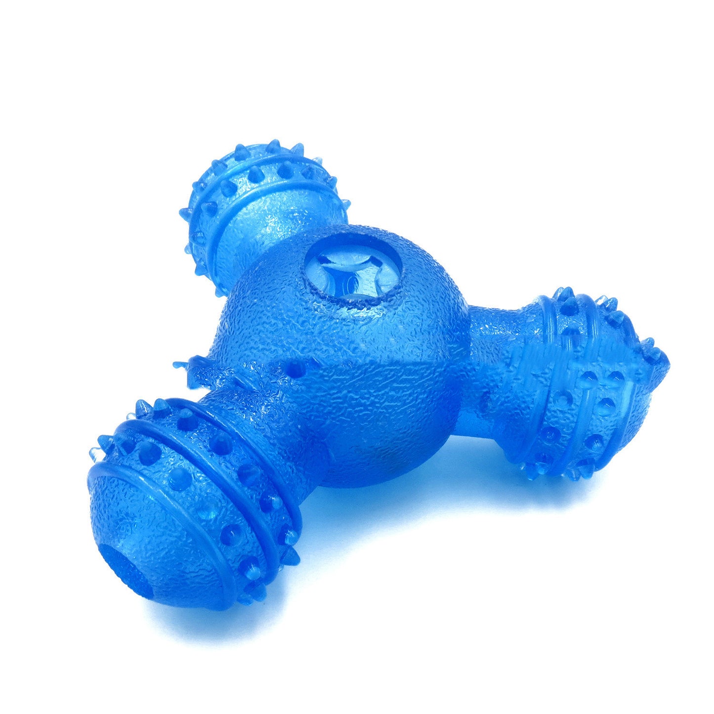Three-hole Food Leakage Training, Molar Teeth Cleaning, Feeding Dogs, Creative Chewing Toys Purrfect Pawz