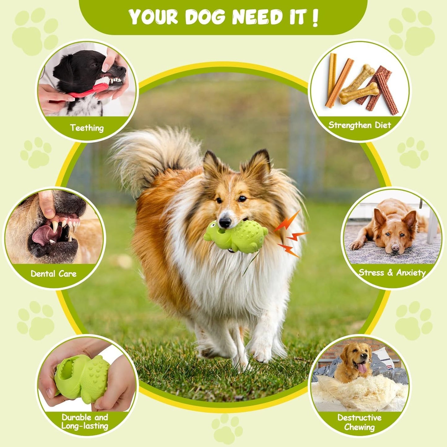 Dog Toys For Aggressive Chewers Natural Rubber Squeaky Dog Toys Indestructible Dog Toy Dog Chew Toys For Aggressive Chewers Interactive Tough Durable Dog Toys Dog Toys To Keep Them Busy Purrfect Pawz
