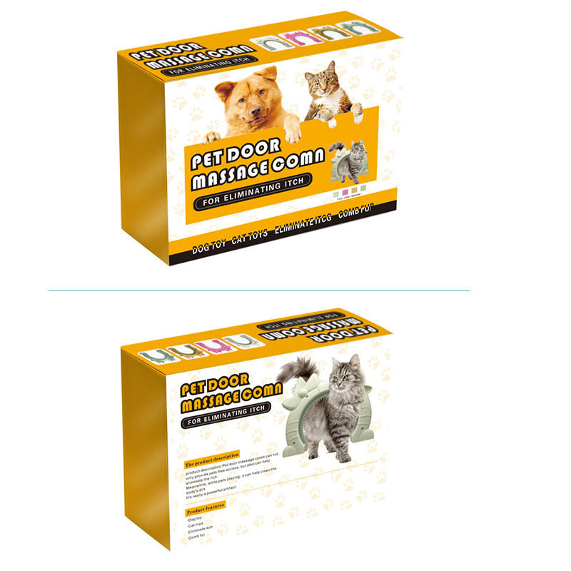 Bristle Brush Hair Brush Scratcher Cat And Dog Toys Purrfect Pawz