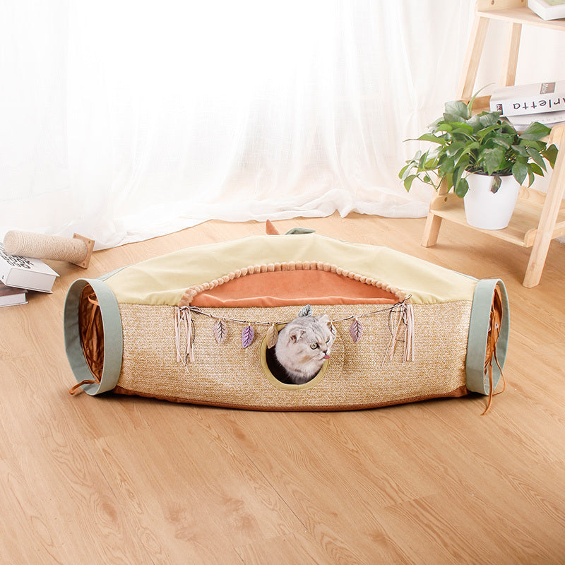 Four Seasons Universal Cat Tunnel Cat Bed Purrfect Pawz