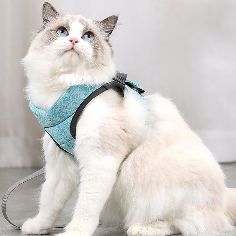 Cat Leash Lace Rope Breathable Lightweight Chest Strap Purrfect Pawz