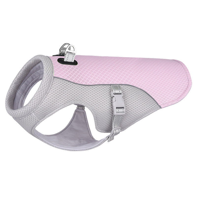 Summer Pet Dog Cooling Vest Heat Resistant Cool Dogs Clothes Breathable Sun-proof Clothing For Small Large Dogs Outdoor Walking Purrfect Pawz