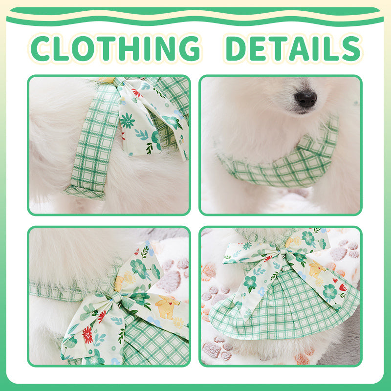 Summer Small Dog Clothes Pet Harness With Leash Puppy Dresses Cute Outdoor Clothing Pet Dress Puppy Chihuahua Costume Dog Item Purrfect Pawz