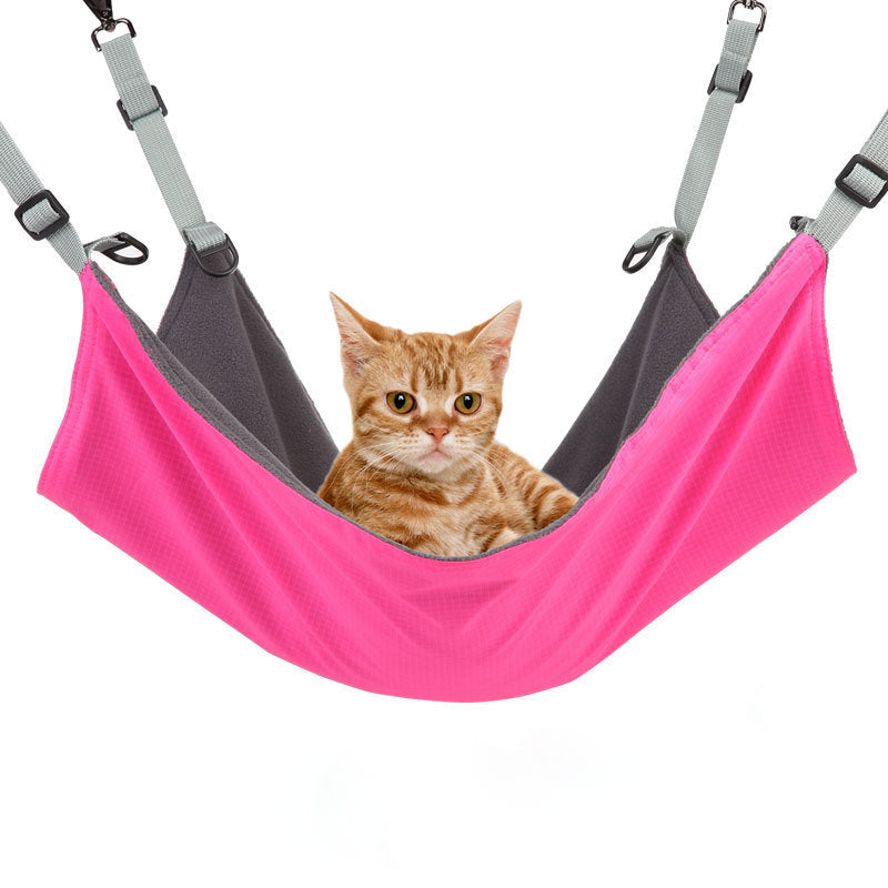 Small Cat And Dog Hanging Hammocks Can Be Used The Four Seasons With Plush And Waterproof Nylon Layer For Hanging Pet Supplies Pet Products Purrfect Pawz