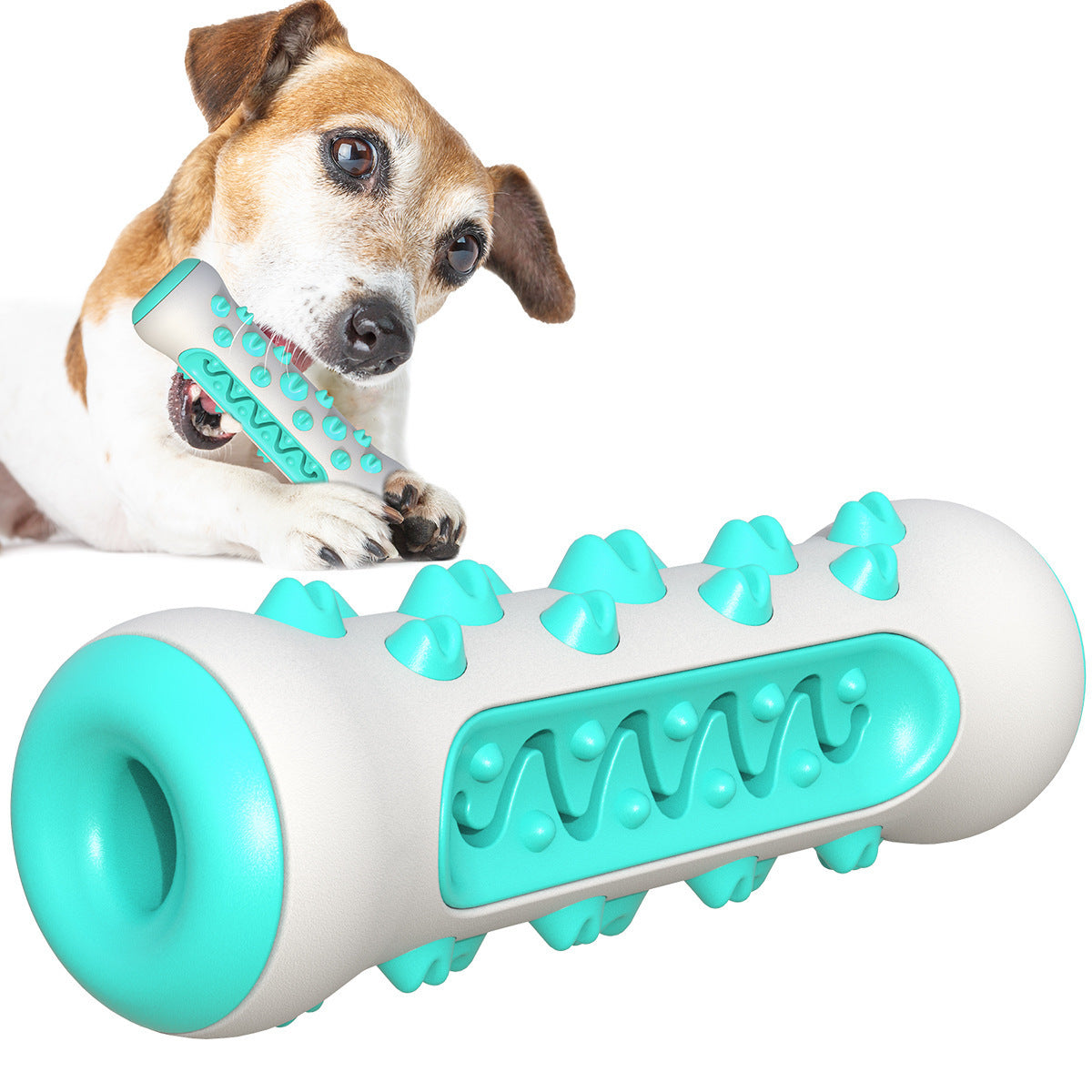 Dog Toothbrush Chew Toy Puppy Dog Teeth Cleaning Stick Natural Rubber Dental Teether Molar Toys For Dog Pets Purrfect Pawz
