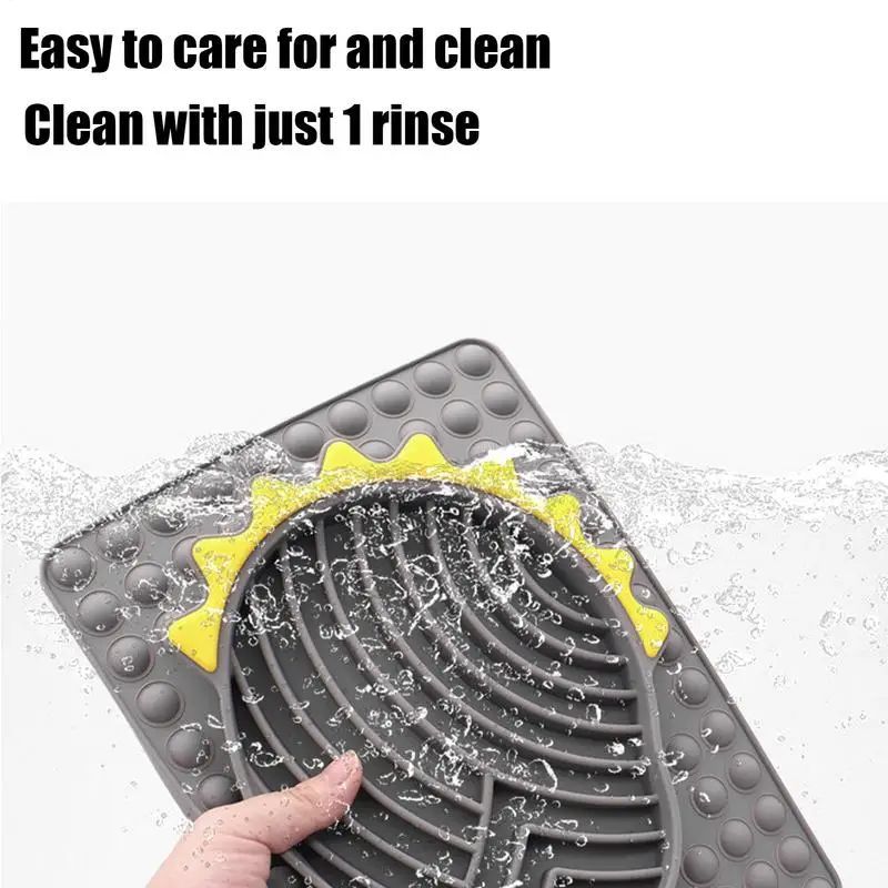 Slow Feeder Dog Bowls Stable Slow Feeder Licking Mat For Pets Slow Eating Smooth Texture Lick Pad For Pet Dog Puppy Cat Kitten Purrfect Pawz