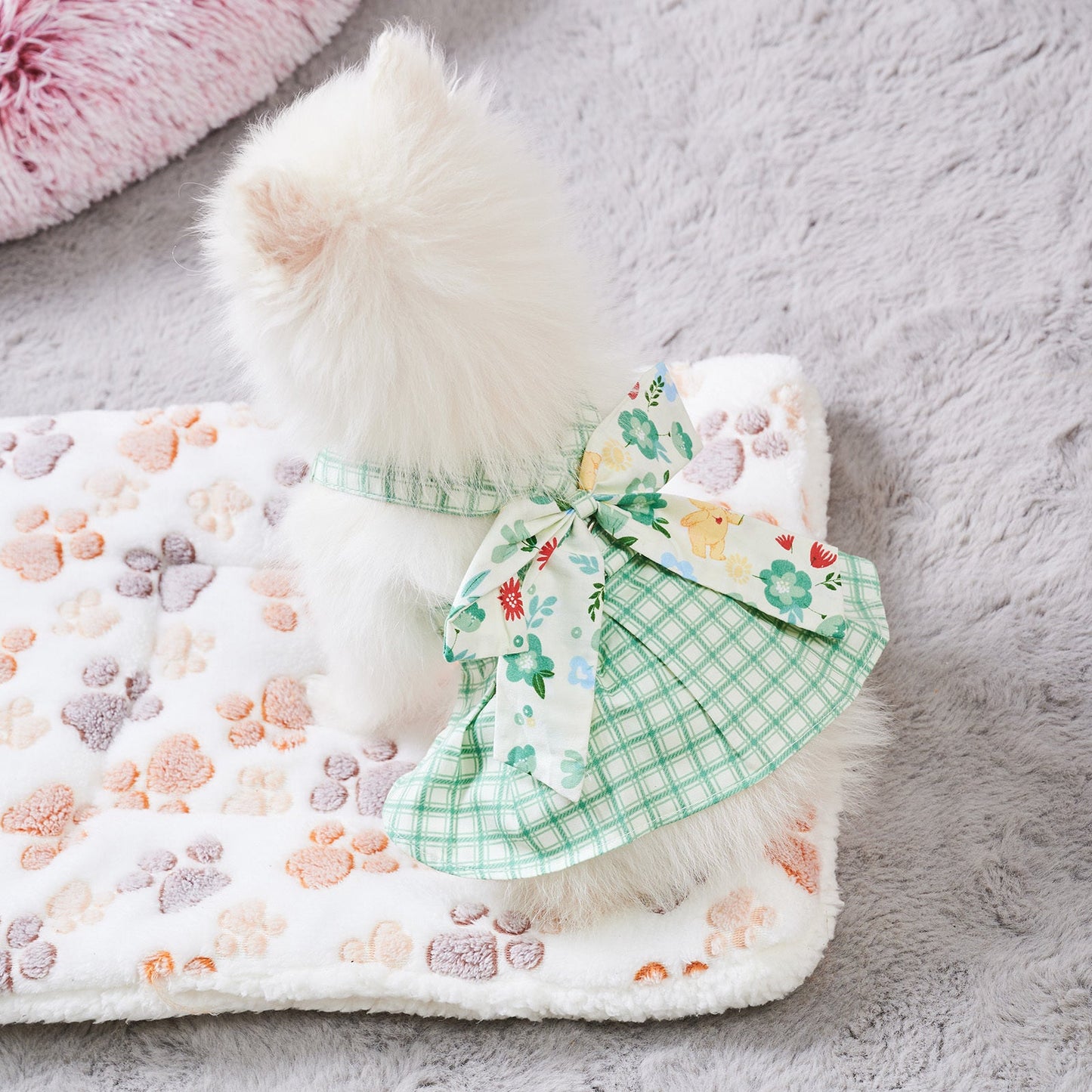Summer Small Dog Clothes Pet Harness With Leash Puppy Dresses Cute Outdoor Clothing Pet Dress Puppy Chihuahua Costume Dog Item Purrfect Pawz