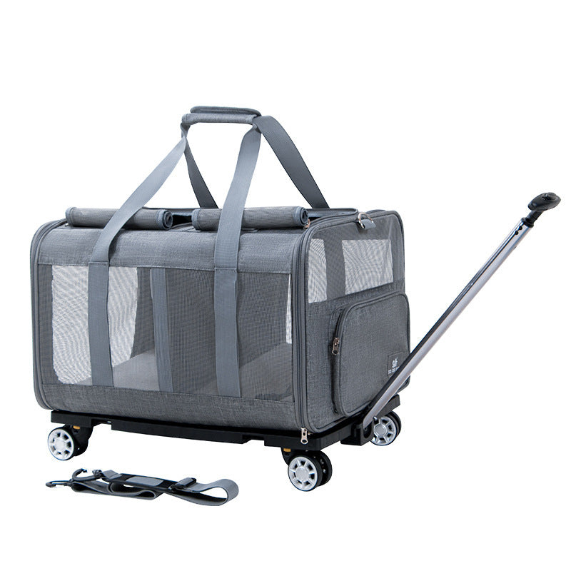Large Pet Trolley Bag Cat Purrfect Pawz