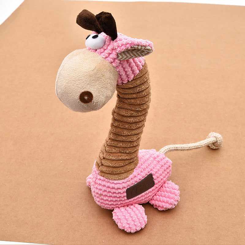 Plush toy giraffe cats and dogs pet toys Purrfect Pawz