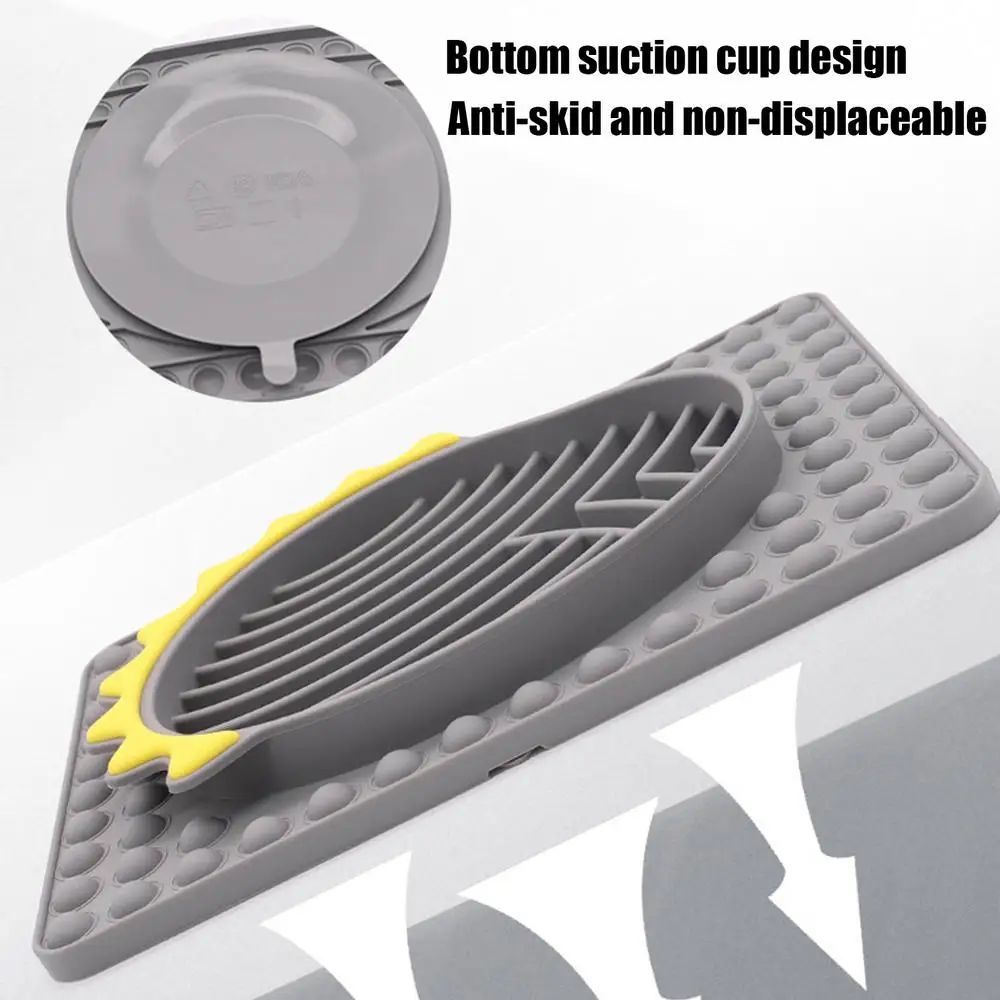 Slow Feeder Dog Bowls Stable Slow Feeder Licking Mat For Pets Slow Eating Smooth Texture Lick Pad For Pet Dog Puppy Cat Kitten Purrfect Pawz