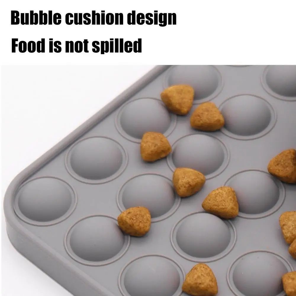 Slow Feeder Dog Bowls Stable Slow Feeder Licking Mat For Pets Slow Eating Smooth Texture Lick Pad For Pet Dog Puppy Cat Kitten Purrfect Pawz