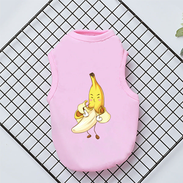 Puppy Dog Summer Thin Clothes Teddy Cat Pet Small Puppies Jarre Aero Bull Bichon Vest Purrfect Pawz