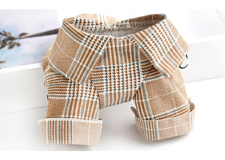 Pet Cat Teddy Bichon Small Dog Clothes Summer Spring And Autumn Thin Couple Suit Shirt Purrfect Pawz