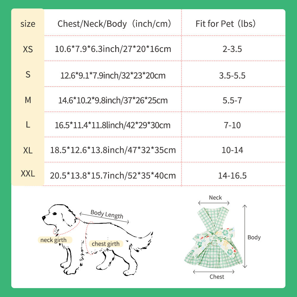 Summer Small Dog Clothes Pet Harness With Leash Puppy Dresses Cute Outdoor Clothing Pet Dress Puppy Chihuahua Costume Dog Item Purrfect Pawz