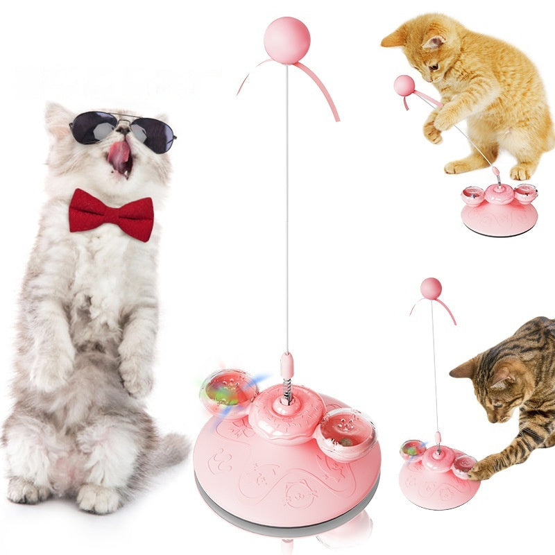 Pet Cat Self-Hi Cat Teaser Relieving Boredom Educational Toys Purrfect Pawz