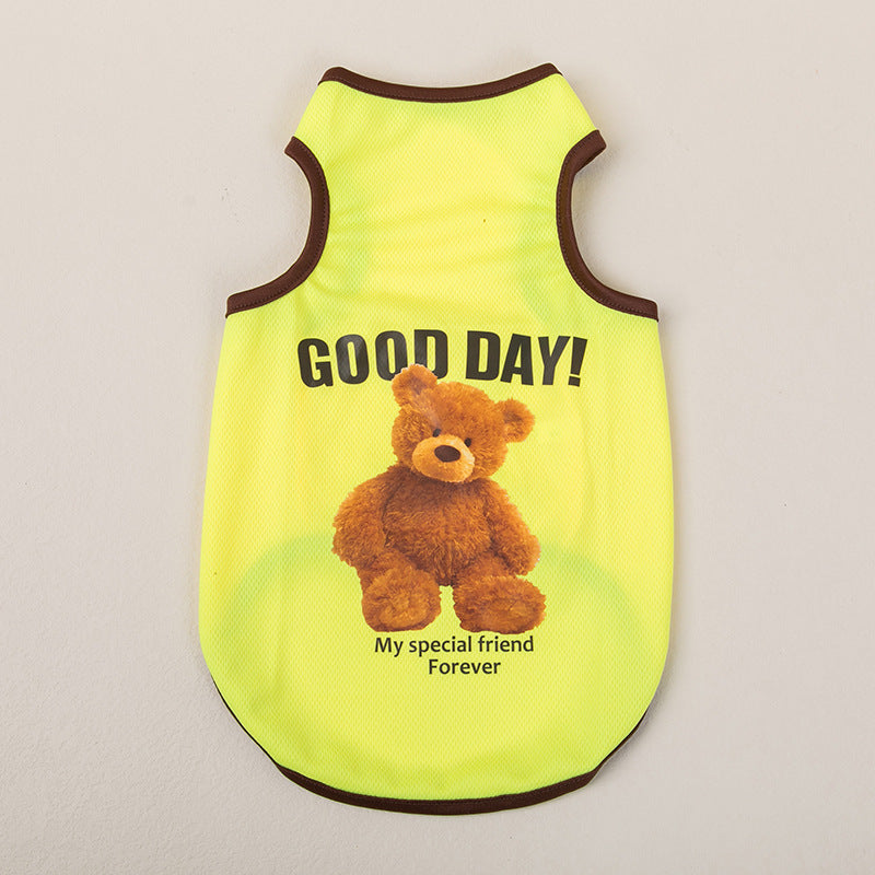 Breathable Thin Pet Clothes Summer Puppy Clothes Cat Clothes Dog Vest Purrfect Pawz