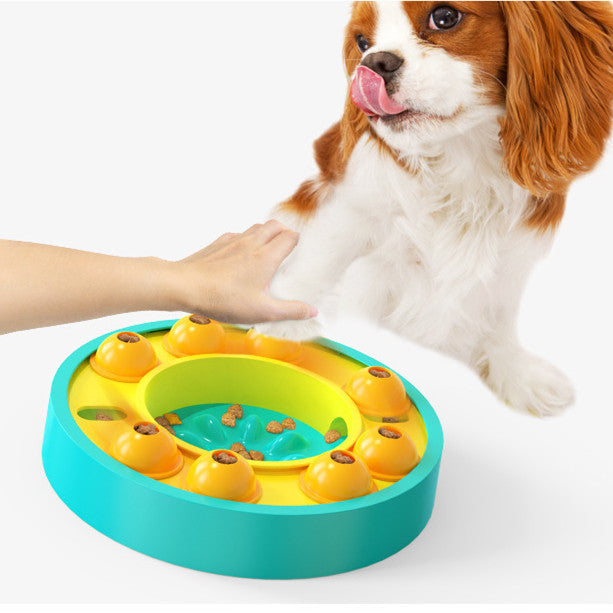 Dog Pets Puzzle Toys Slow Feeder Interactive Increase Puppy IQ Food Dispenser Slowly Eating NonSlip Bowl Pet Dogs Training Game Purrfect Pawz