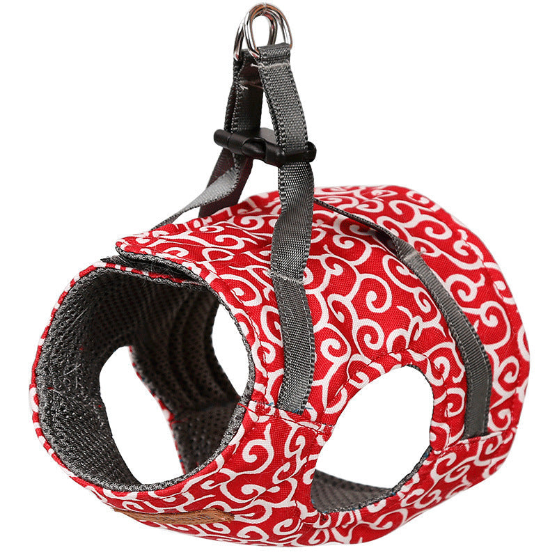 Cat Traction Rope Chest Harness Cat Vest Style Clothes Purrfect Pawz