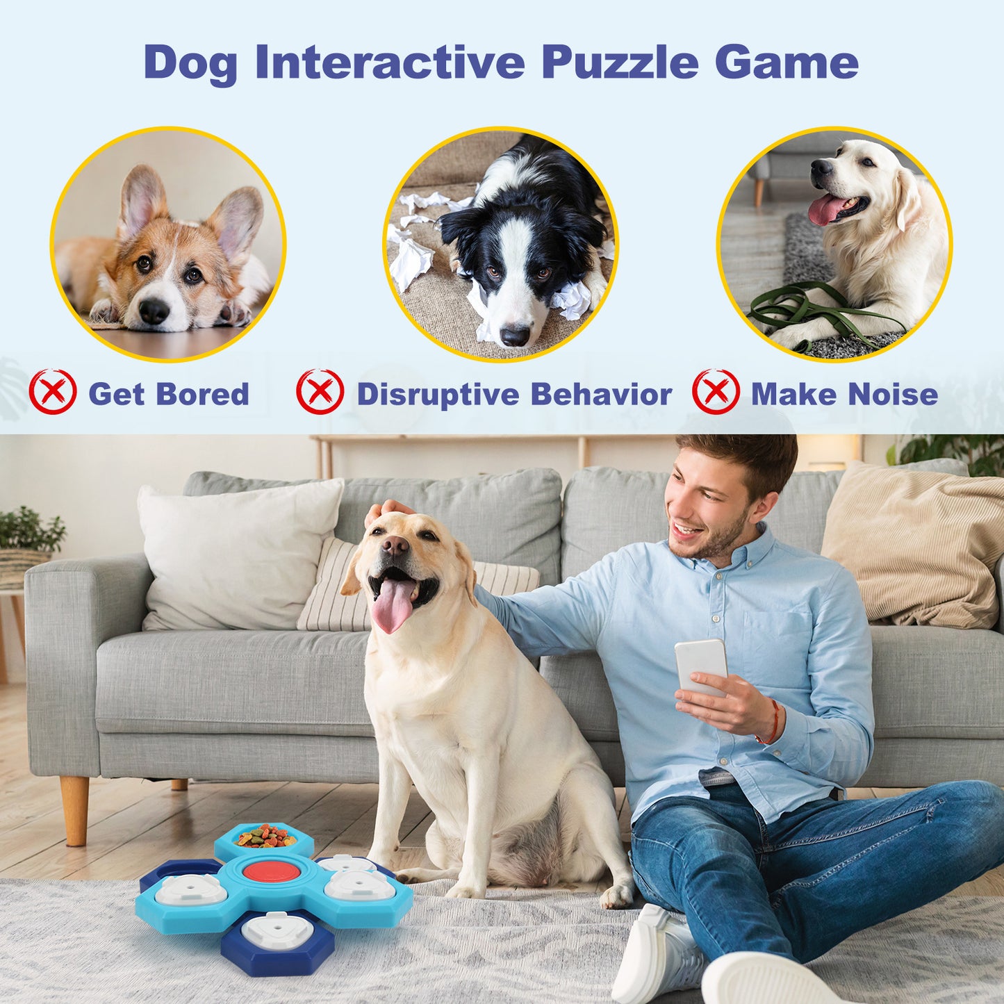 4 Layers Slow Feeder Puzzle Dog Bowls Assemble Slow Eating Bowl For Dogs Non-slip Interactive Dog Puzzle Game Slow Bowl Pet Products Purrfect Pawz