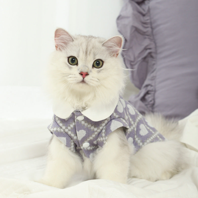 Anti-lint Summer Thin Cat Clothes Purrfect Pawz