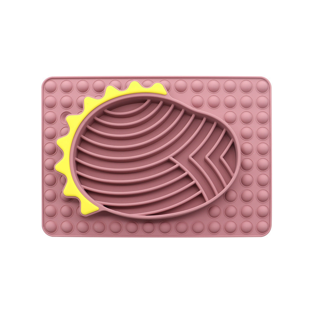 Slow Feeder Dog Bowls Stable Slow Feeder Licking Mat For Pets Slow Eating Smooth Texture Lick Pad For Pet Dog Puppy Cat Kitten Purrfect Pawz