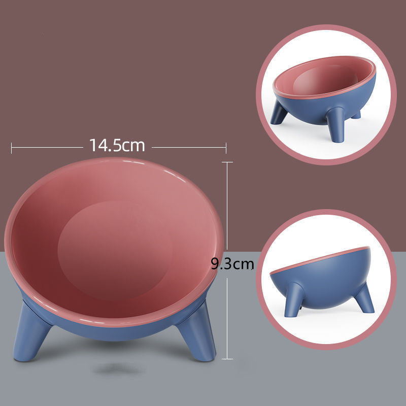 Cat Dog Bowl With Stand Pet Feeding Food Bowls Dogs Bunny Rabbit Nordic Color Feeder Product Supplies Pet Accessories Purrfect Pawz