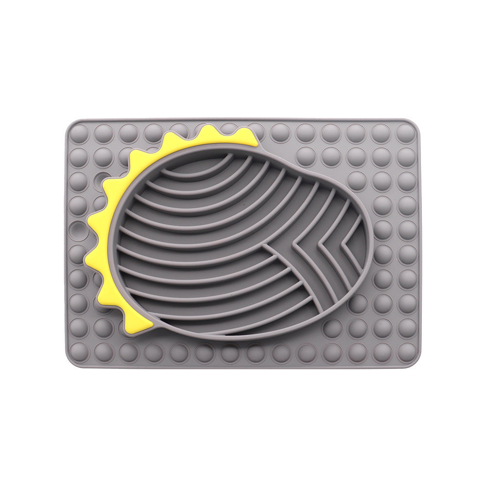 Slow Feeder Dog Bowls Stable Slow Feeder Licking Mat For Pets Slow Eating Smooth Texture Lick Pad For Pet Dog Puppy Cat Kitten Purrfect Pawz