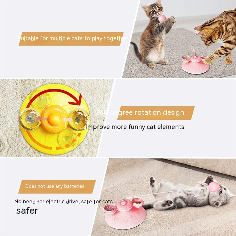 Pet Cat Self-Hi Cat Teaser Relieving Boredom Educational Toys Purrfect Pawz
