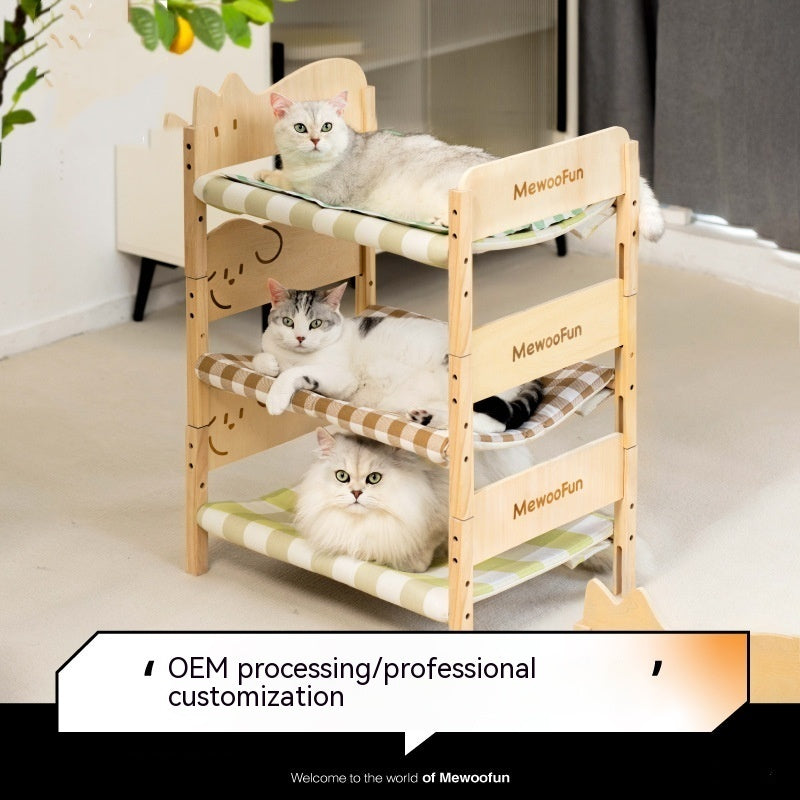 Pet Bed Cat Bed Summer Four Seasons Universal Small Dog Nest Multi-layer Purrfect Pawz
