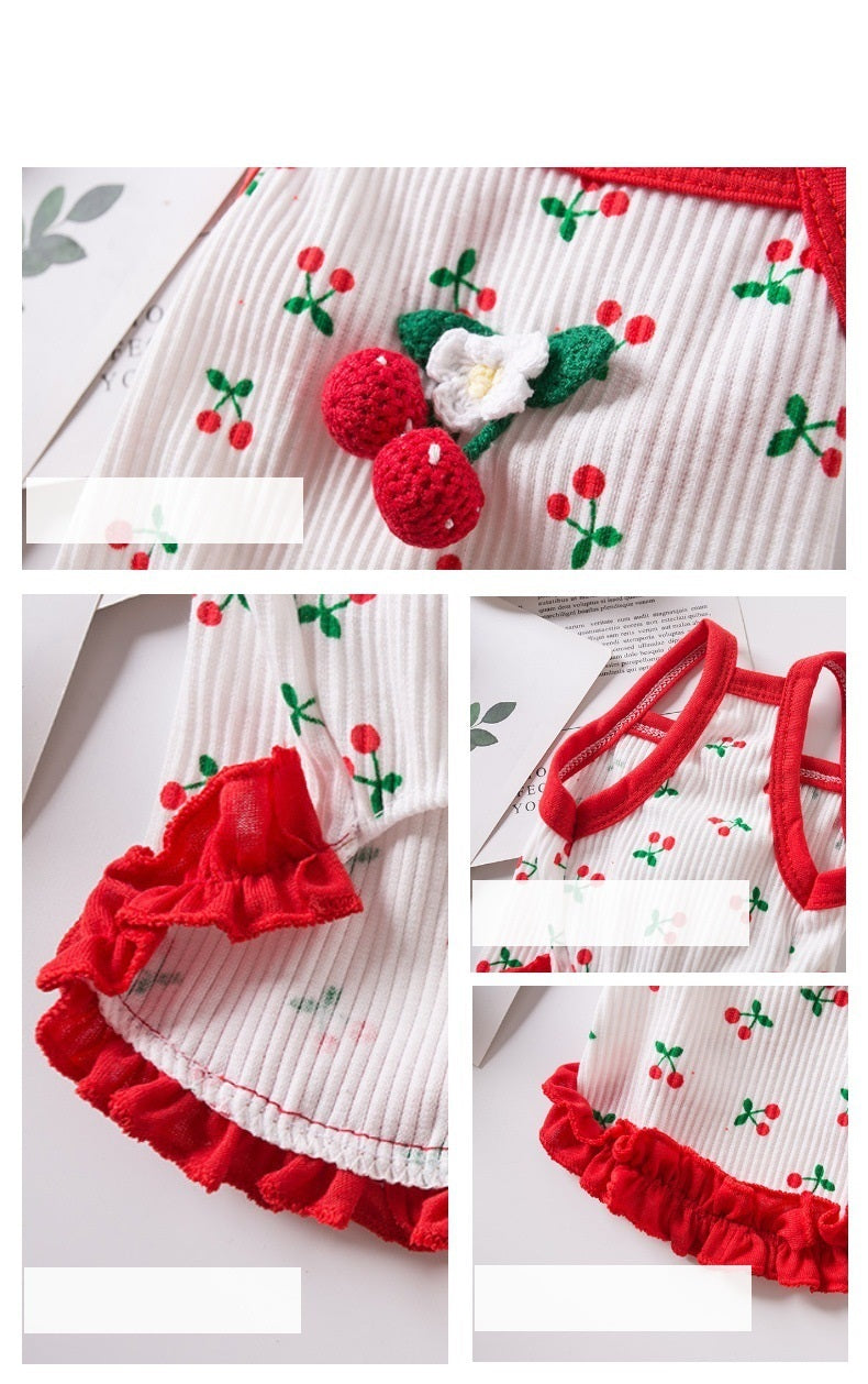 Cat Small Dog Clothes Bo Vest Skirt Spring And Autumn Summer Purrfect Pawz