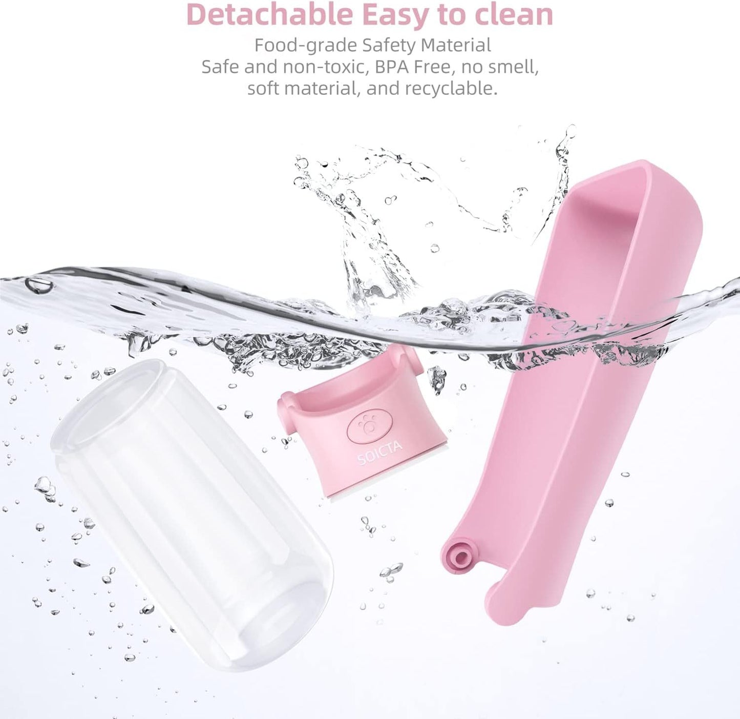 Portable Dog Water Bottle For Walking Portable Pet Water Bottles For Puppy Small Medium Large Dogs Water Dispenser Dog Water Bowl Dog Accessories Purrfect Pawz