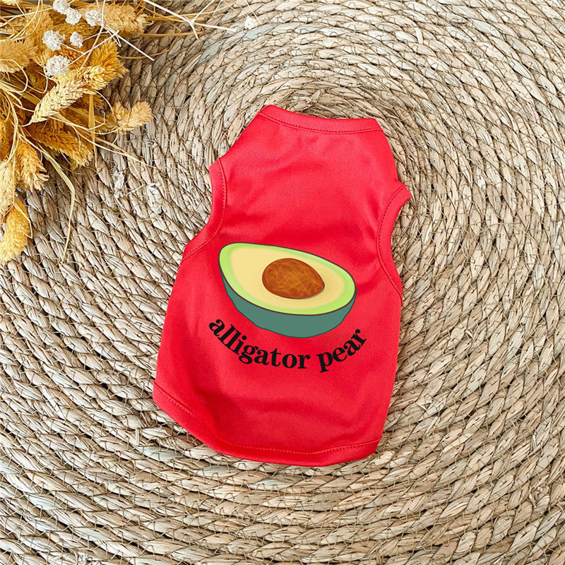 Puppy Dog Summer Thin Clothes Teddy Cat Pet Small Puppies Jarre Aero Bull Bichon Vest Purrfect Pawz
