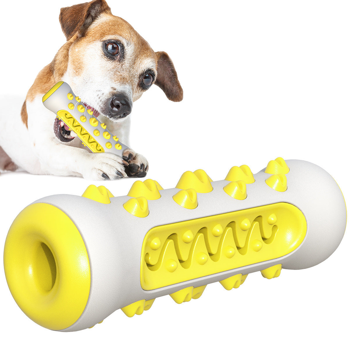 Dog Toothbrush Chew Toy Puppy Dog Teeth Cleaning Stick Natural Rubber Dental Teether Molar Toys For Dog Pets Purrfect Pawz