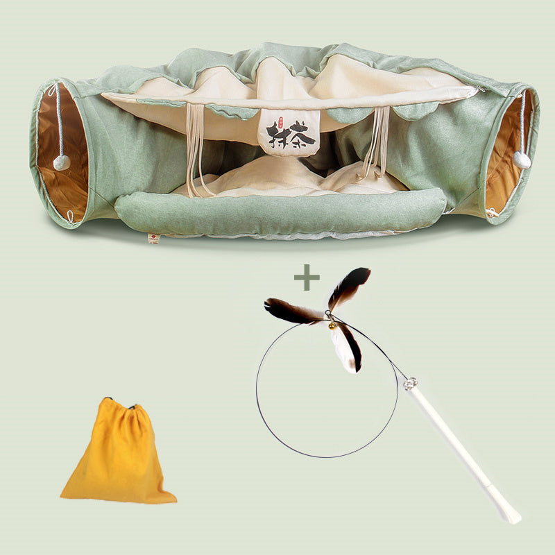Four Seasons Universal Cat Tunnel Cat Bed Purrfect Pawz