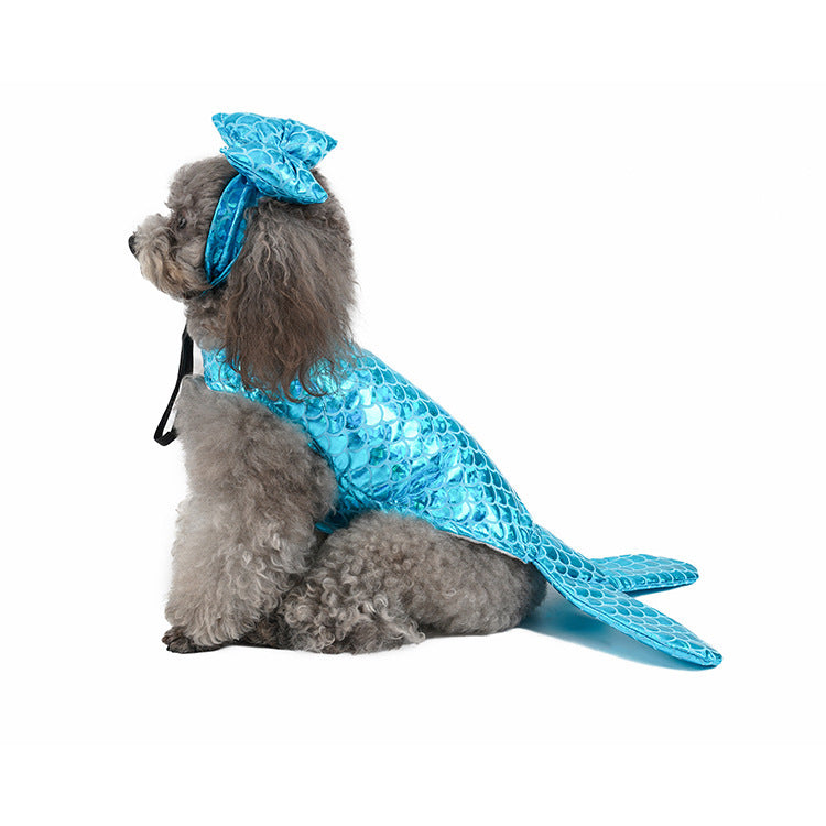 Mermaid Accessories Small Dog Cat Dog Clothes Purrfect Pawz