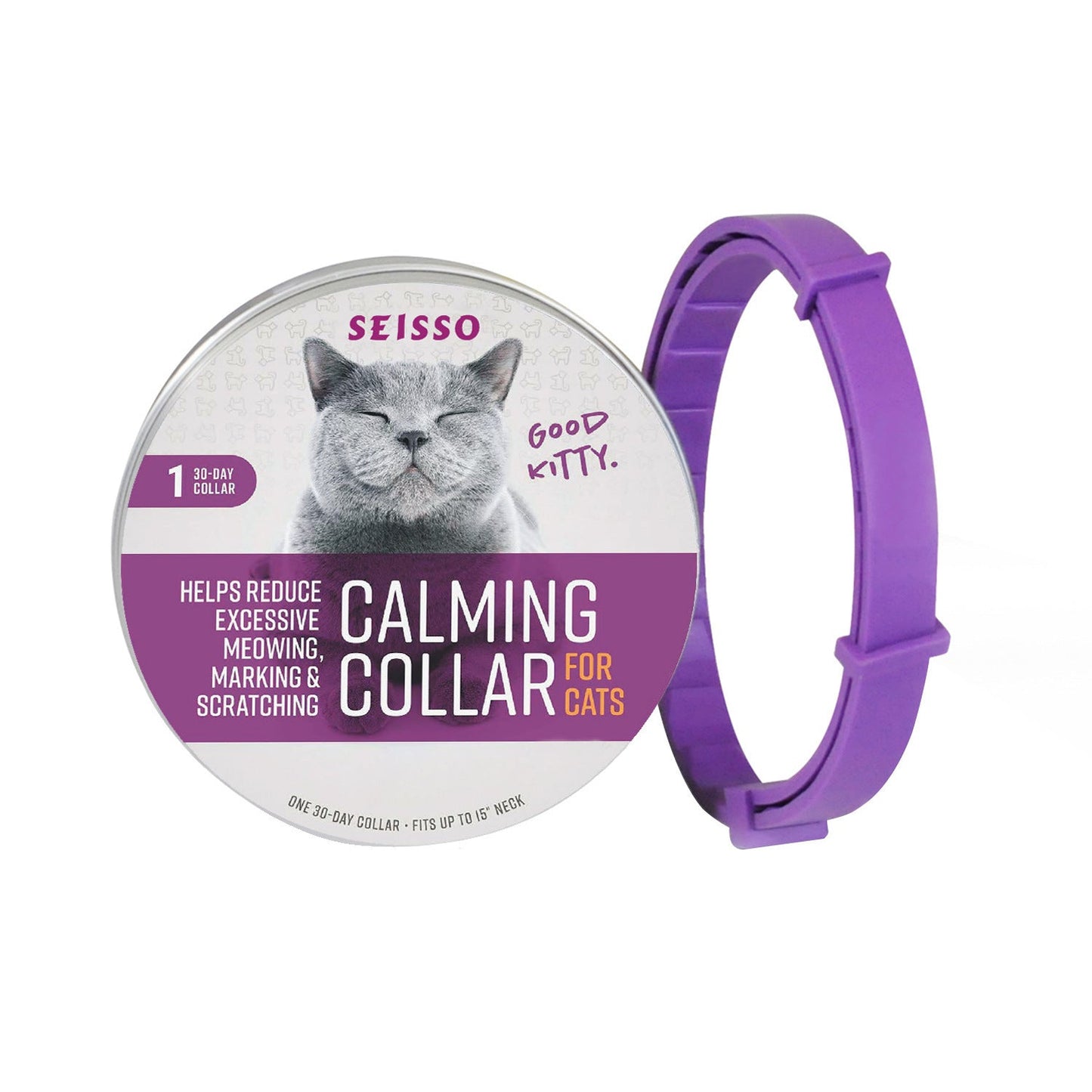 Pet Calm Collar Cat Comfort Collar Relieve Anxiety Purrfect Pawz