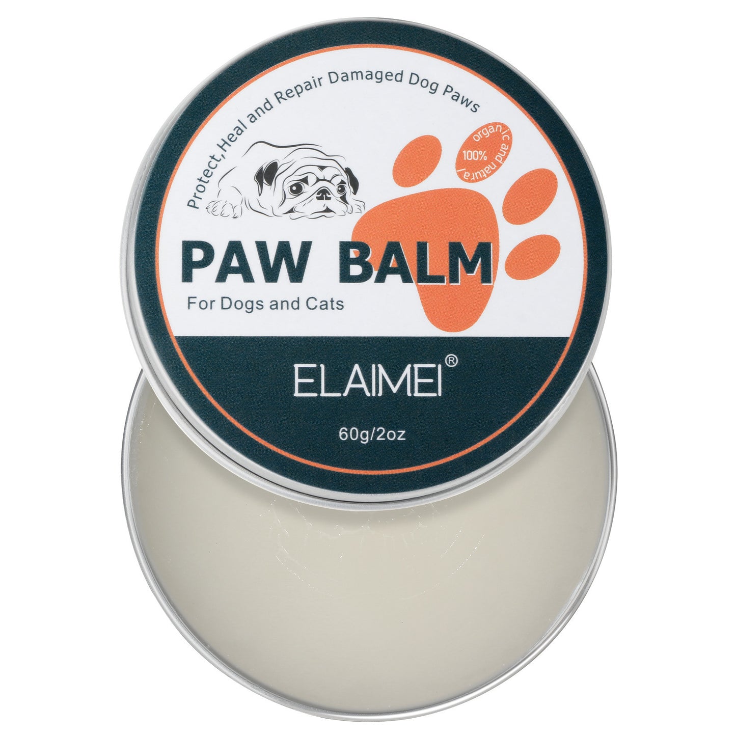 Paw Care For Dogs Cats Pets Feet And Soles Moisturizing Cream 60g Purrfect Pawz