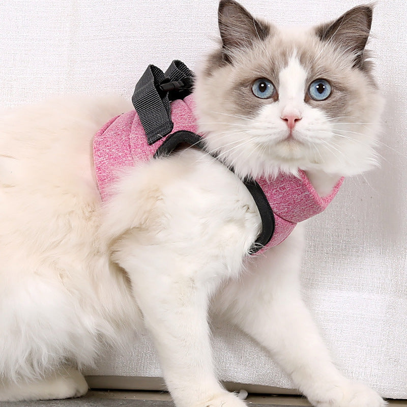 Cat Leash Lace Rope Breathable Lightweight Chest Strap Purrfect Pawz