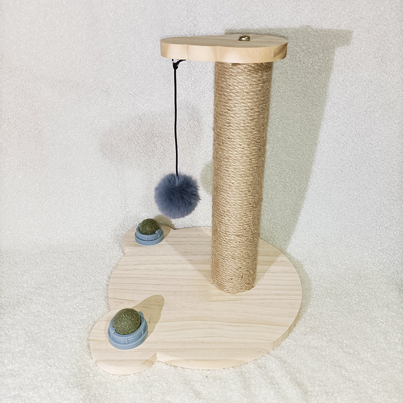 Cat Toys From Solid Wood Cat Turntable Bite-resistant Funny Cat Stick Cat Supplies Purrfect Pawz