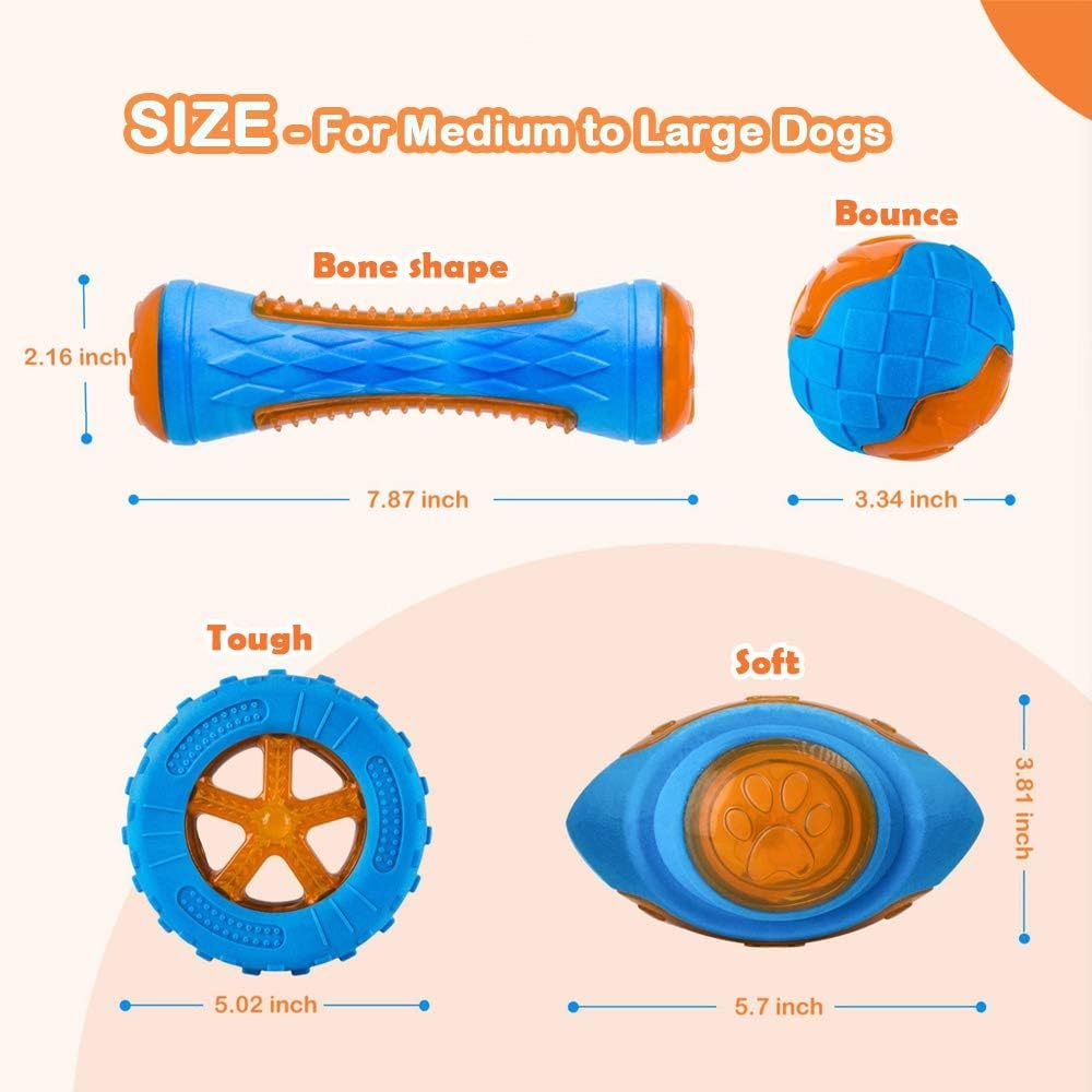 Dog Squeaky Toys Pool Toys Floating Toys For Interactive Fetch Play Dog Beach Toy Purrfect Pawz