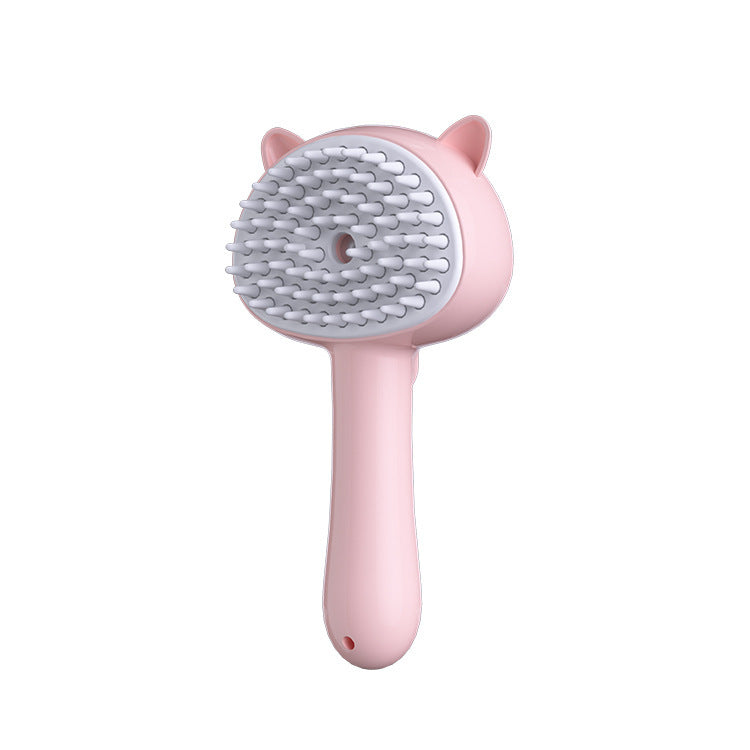 Hair Cleaning Brush With Mist Multifunctional Cat Grooming Brush Rechargeable Self Cleaning Slicker Brush For Pets Dogs & Catsb Pet Products Purrfect Pawz
