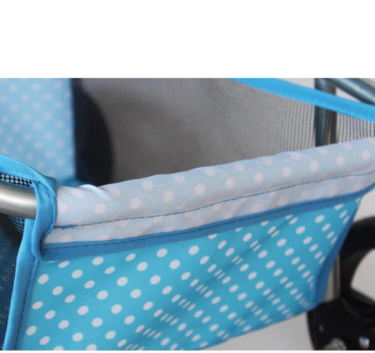 Lightweight Folding Pet Trolley Dogs And Cats Dog Out Stroller Three-wheeled Pet Stroller Dog Out Stroller Supplies Purrfect Pawz