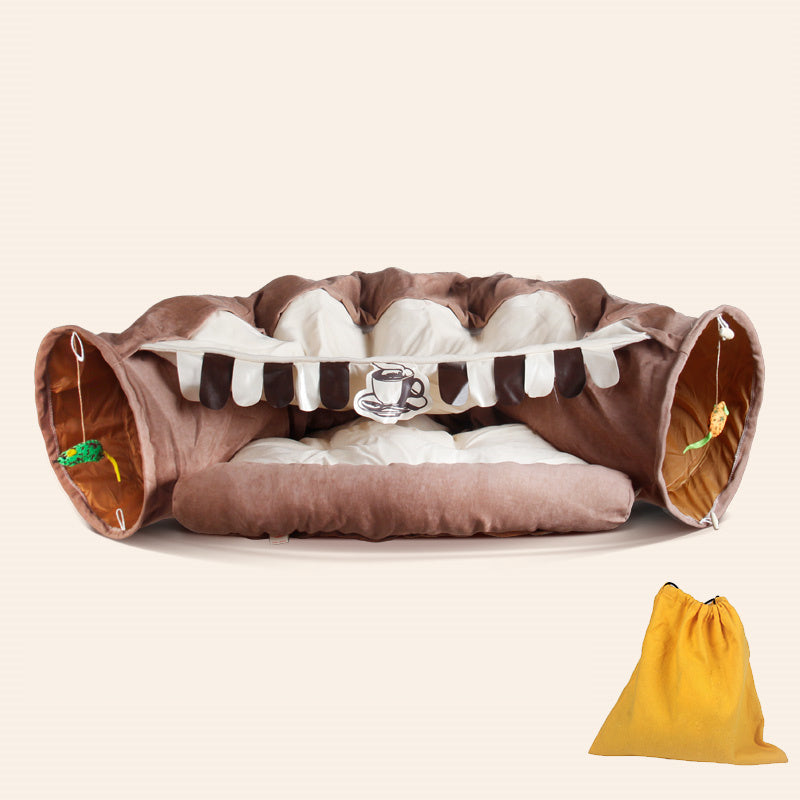 Four Seasons Universal Cat Tunnel Cat Bed Purrfect Pawz