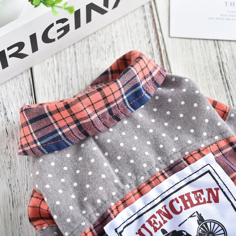 Pet Dog Clothes Spring And Summer Shirt Small Dog Print Purrfect Pawz