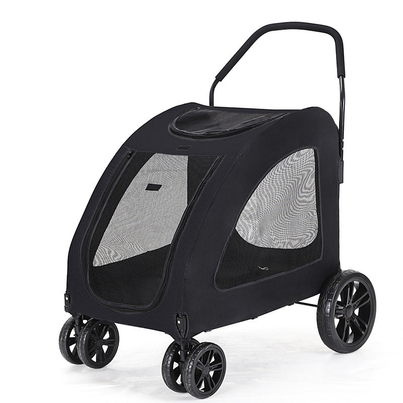 Pet Stroller Medium To Large Dogs Elderly Dog Disabled Walking Cat Out Lightweight Portable Foldable Dog Walking Car Purrfect Pawz