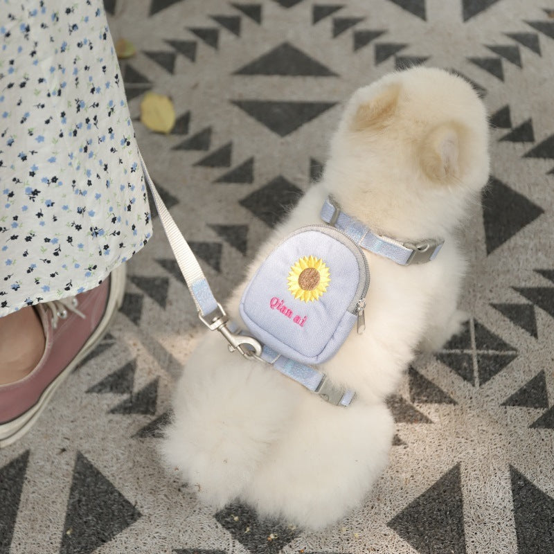 Dog Traction Rope Chest Strap Cat Rope Dog Walking Rope Purrfect Pawz