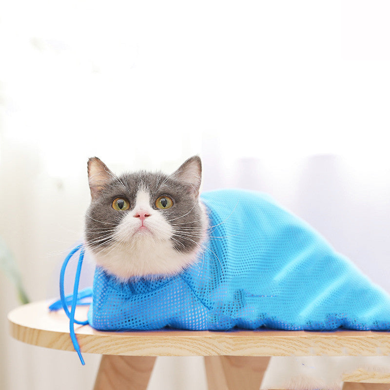 Washing Cat Bag Cat Bath Artifact Special Cat Anti-scratch Bite Pet Nail Clipper Cat Bag Bag Purrfect Pawz