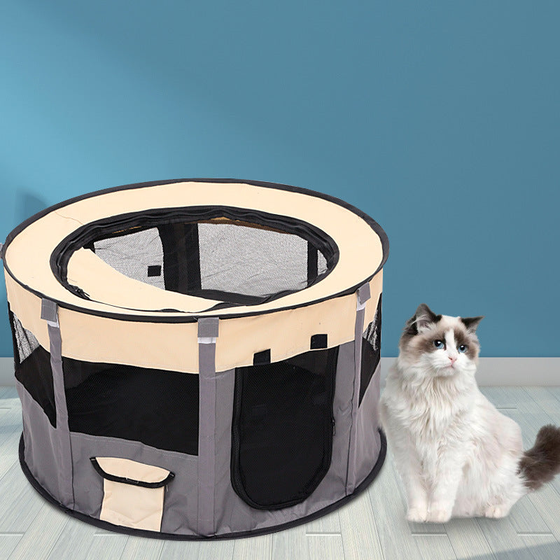Foldable Closed Tent For Pet Dogs And Cats Purrfect Pawz